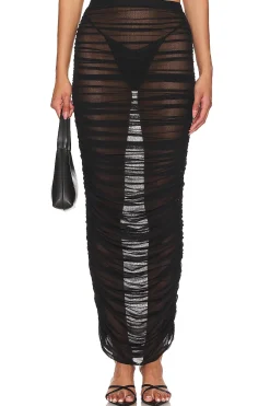 Women NBD Matching Sets>Isabella Sheer Maxi Skirt