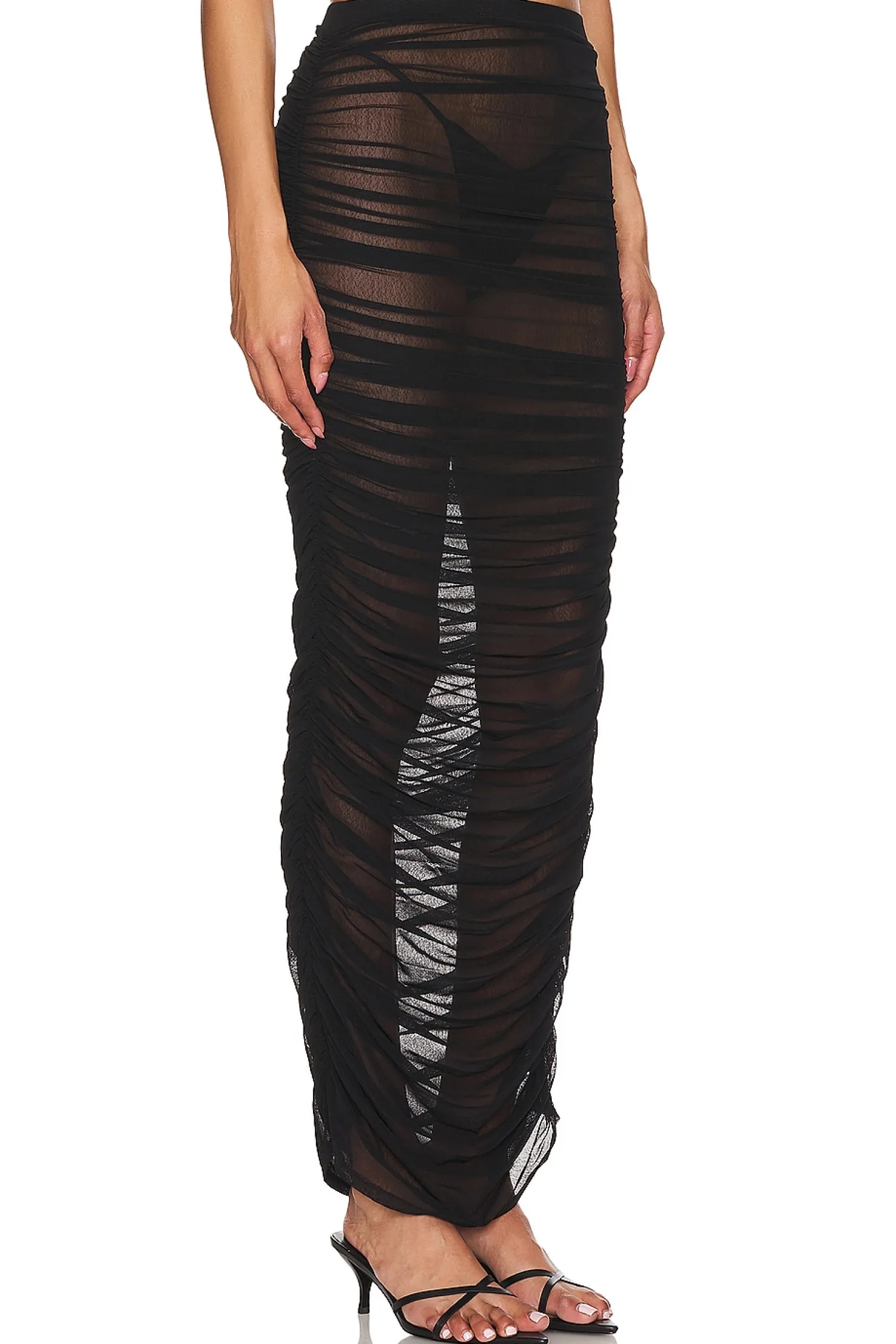 Women NBD Matching Sets>Isabella Sheer Maxi Skirt