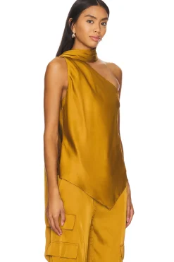 Women ET OCHS Matching Sets>Isadora Tie Neck Top