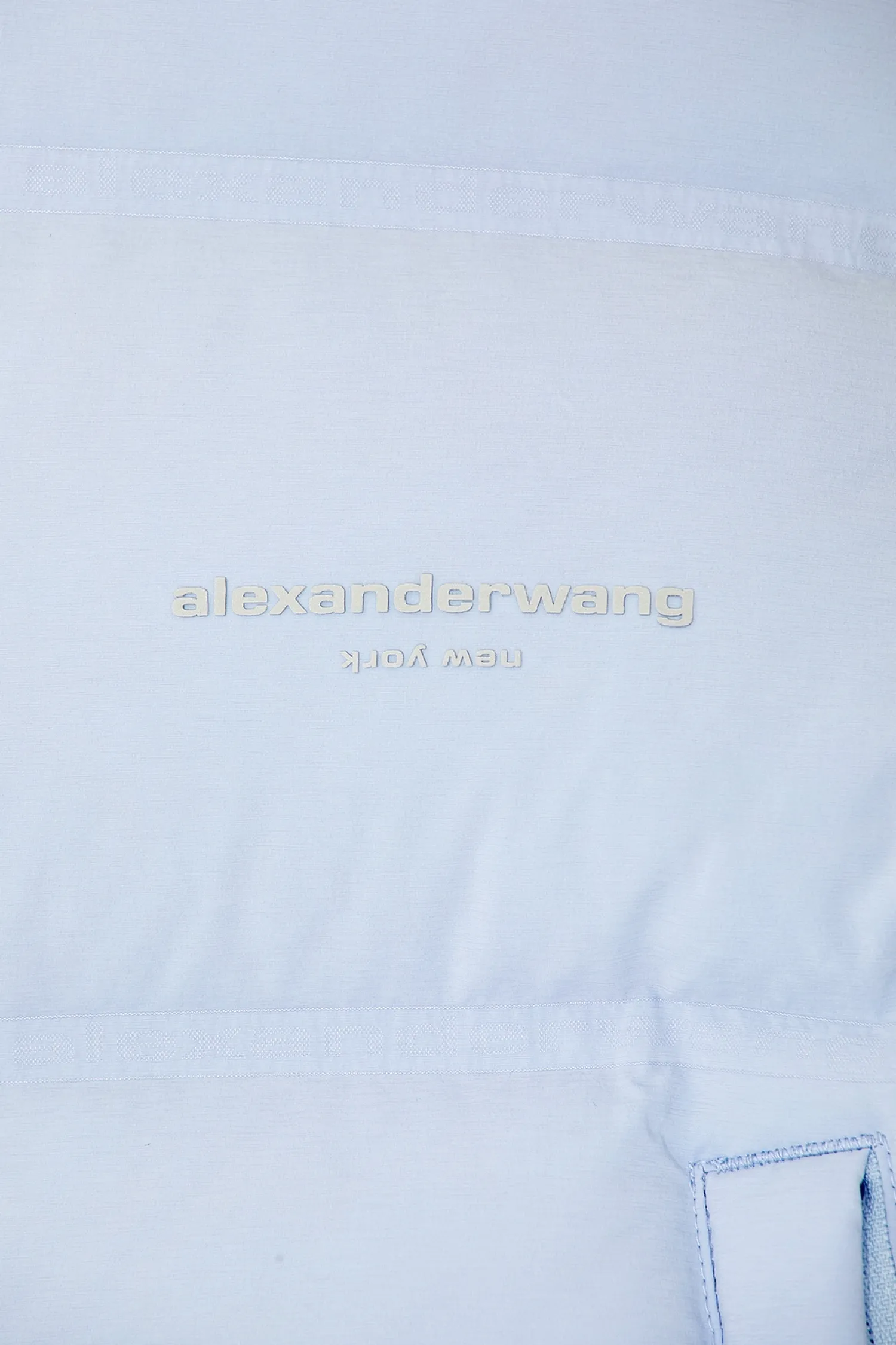 Women Alexander Wang Jackets & Coats>Jacquard Channel Cropped Puffer