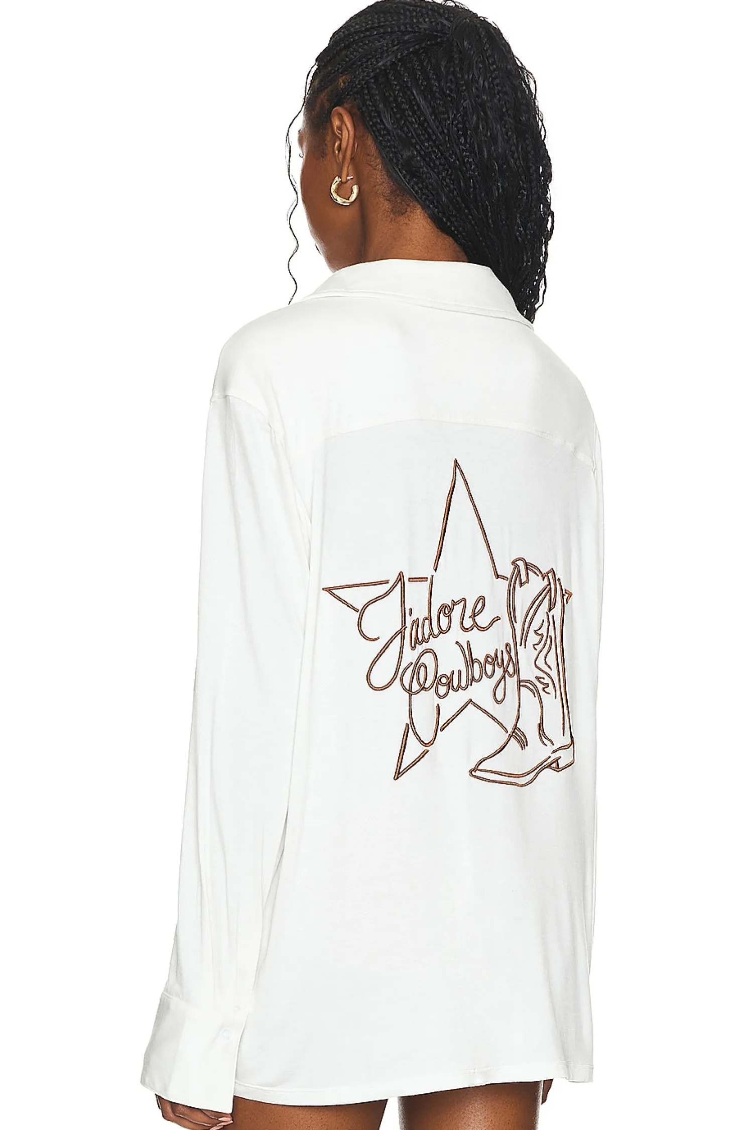 Women Understated Leather Lingerie & Sleepwear>J'adore Cowboys Bedshirt