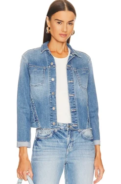 Women L'AGENCE Jackets & Coats>Janelle Slim Undone Jacket