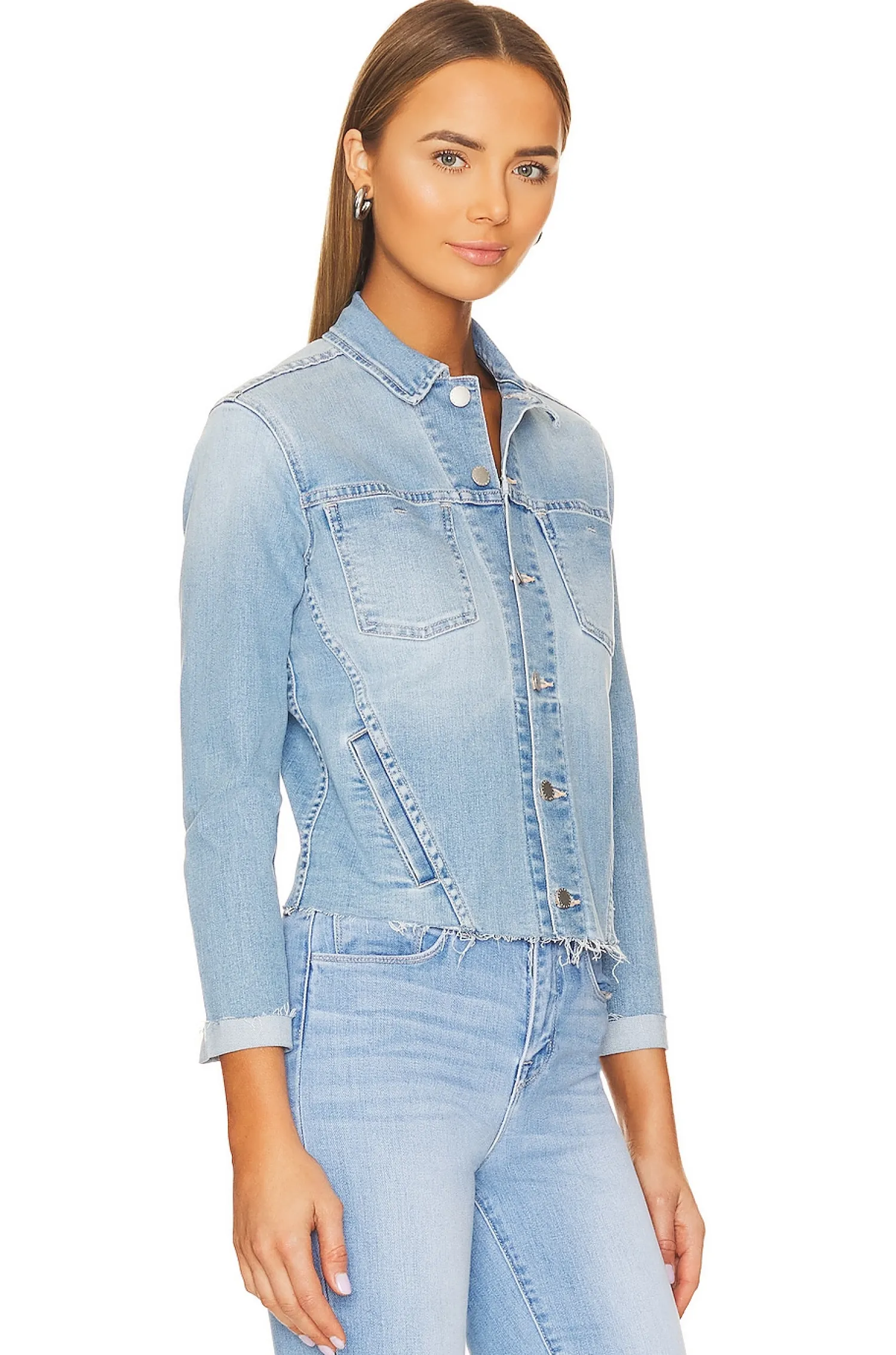 Women L'AGENCE Jackets & Coats>Janelle Slim Undone Jacket