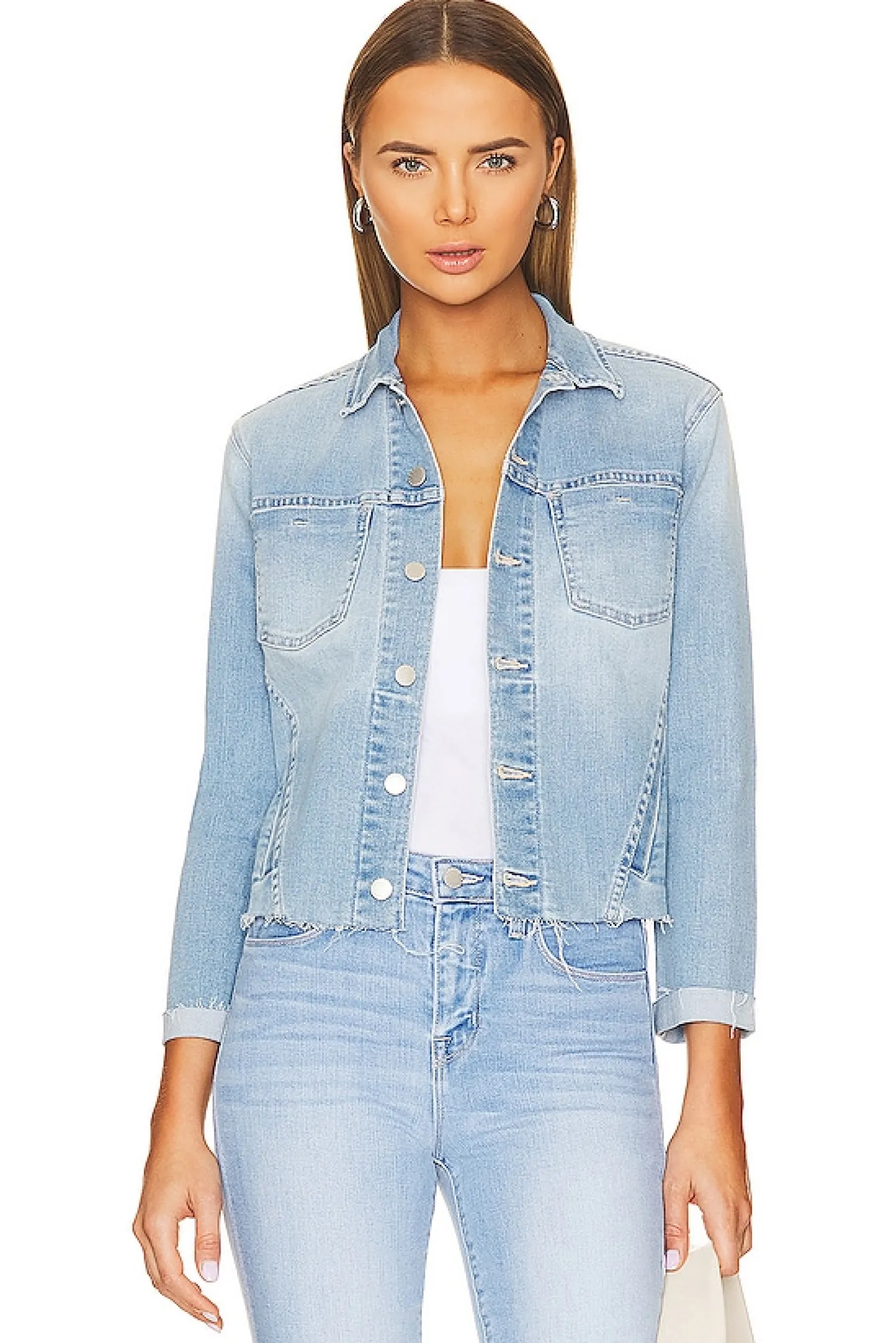 Women L'AGENCE Jackets & Coats>Janelle Slim Undone Jacket