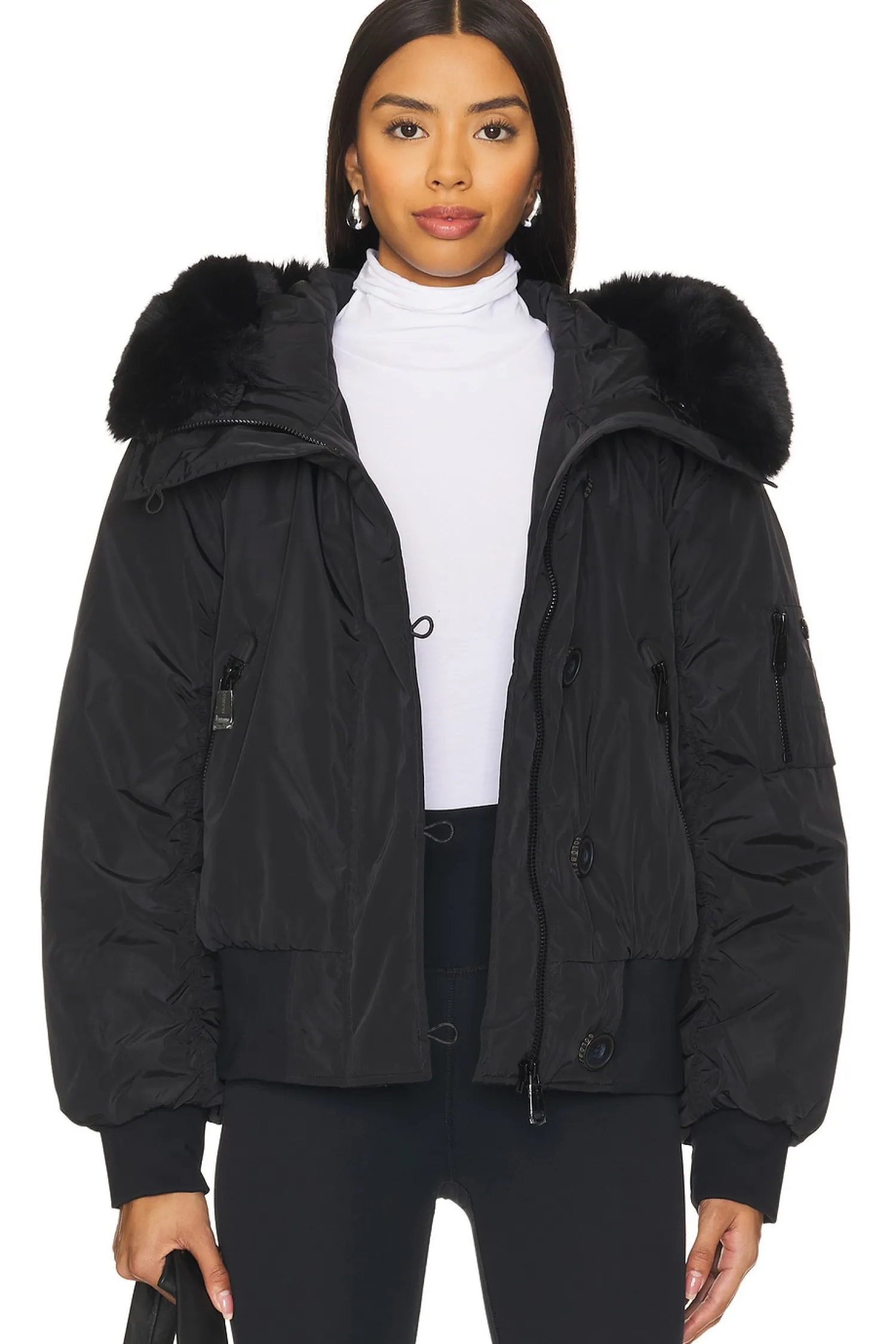 Women Goldbergh Jackets & Coats>Jeanne Bomber Jacket With Faux Fur