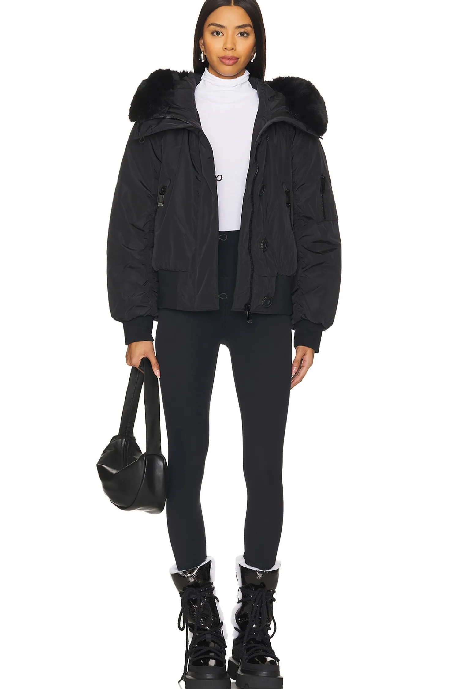Women Goldbergh Jackets & Coats>Jeanne Bomber Jacket With Faux Fur