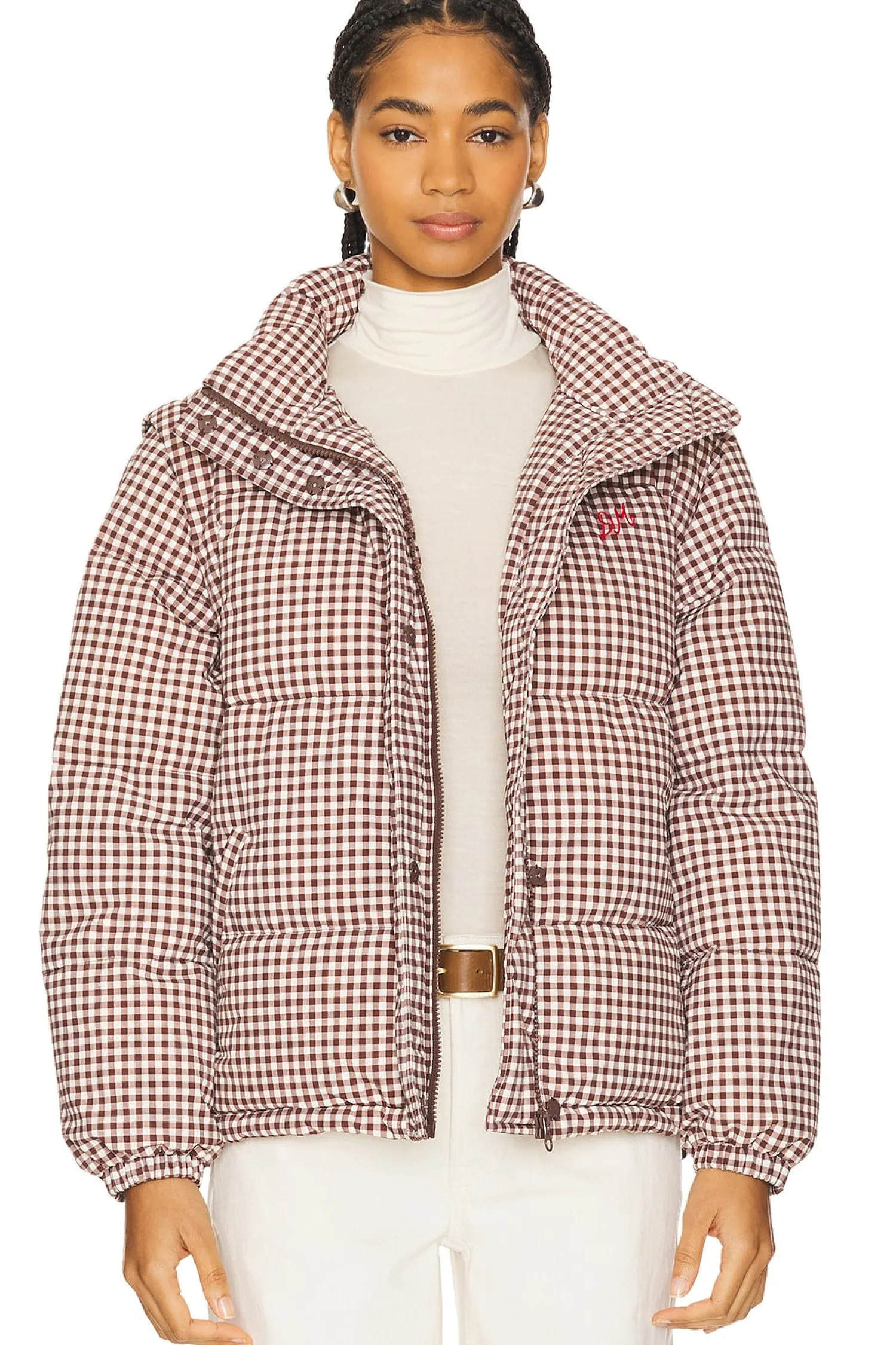 Women Damson Madder Jackets & Coats>Jennifer Check Puffer