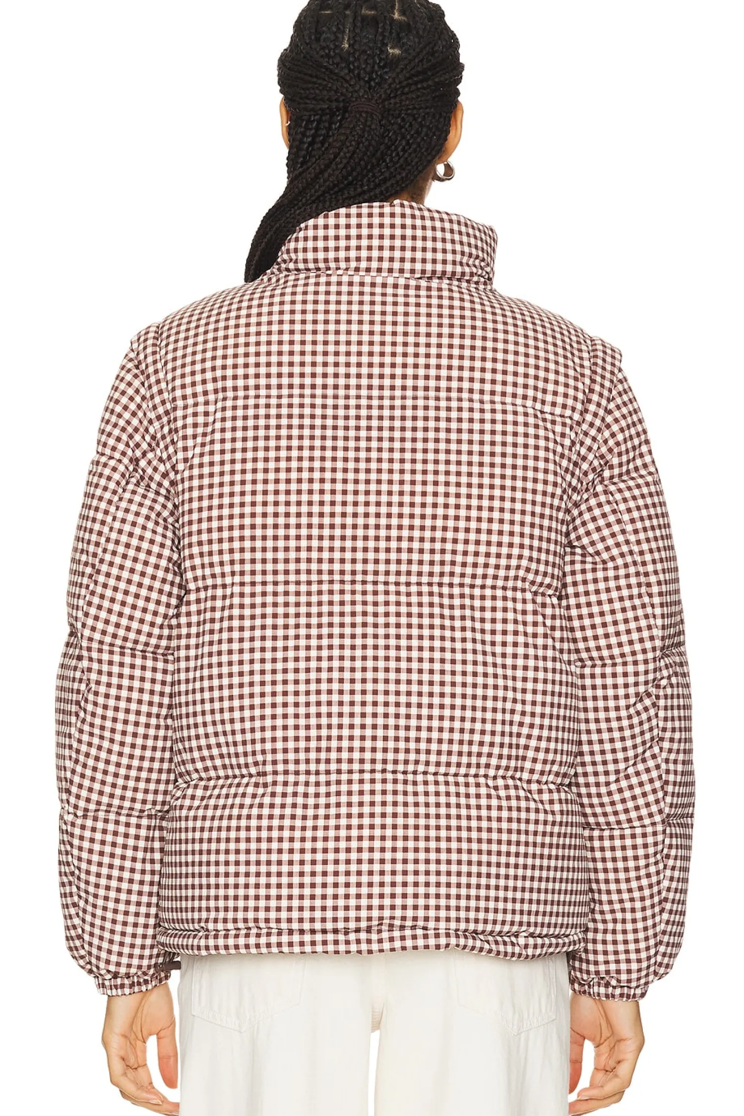 Women Damson Madder Jackets & Coats>Jennifer Check Puffer