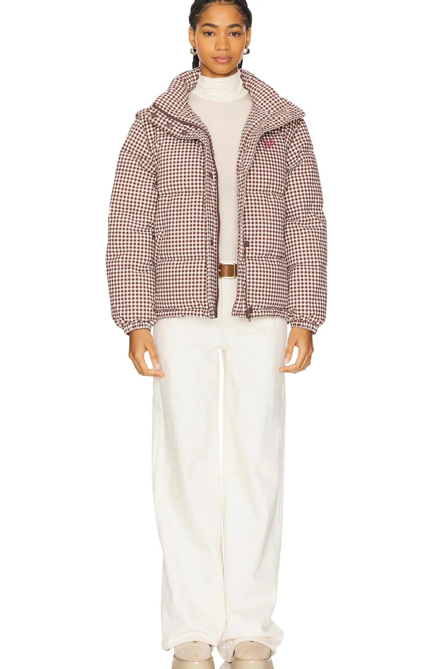 Women Damson Madder Jackets & Coats>Jennifer Check Puffer