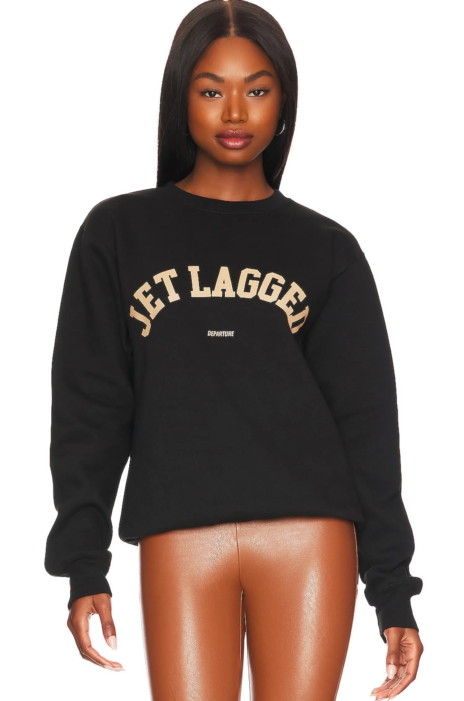 Women DEPARTURE Loungewear>Jet Lagged Crewneck