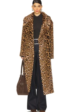Women SIMONMILLER Jackets & Coats>Jetz Cheetah Coat