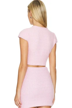Women self-portrait Matching Sets>Jewel Knit Top