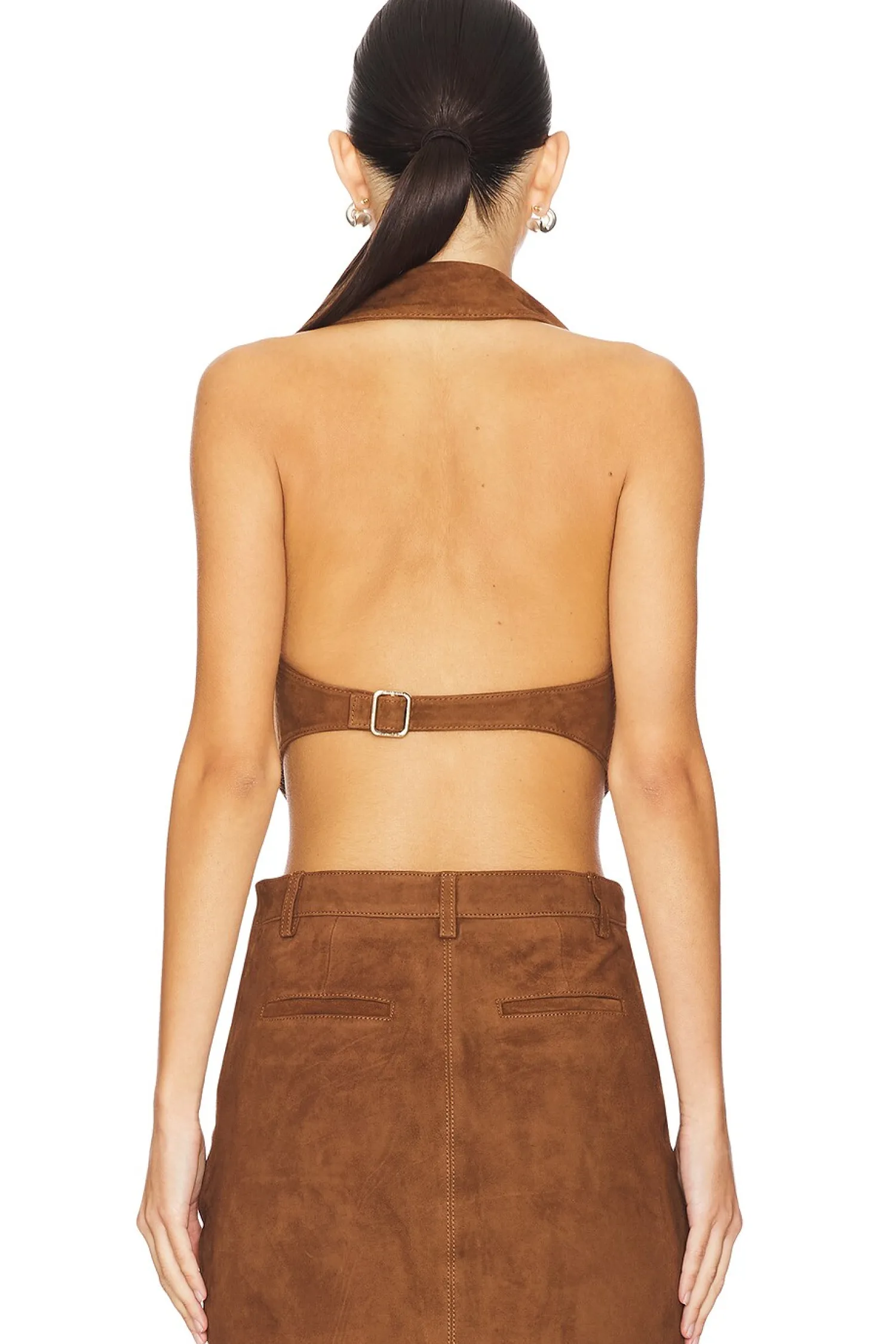 Women retrofete Matching Sets>Josephine Suede Vest