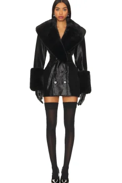 Women LOBA Jackets & Coats>Julieta Faux Leather Coat