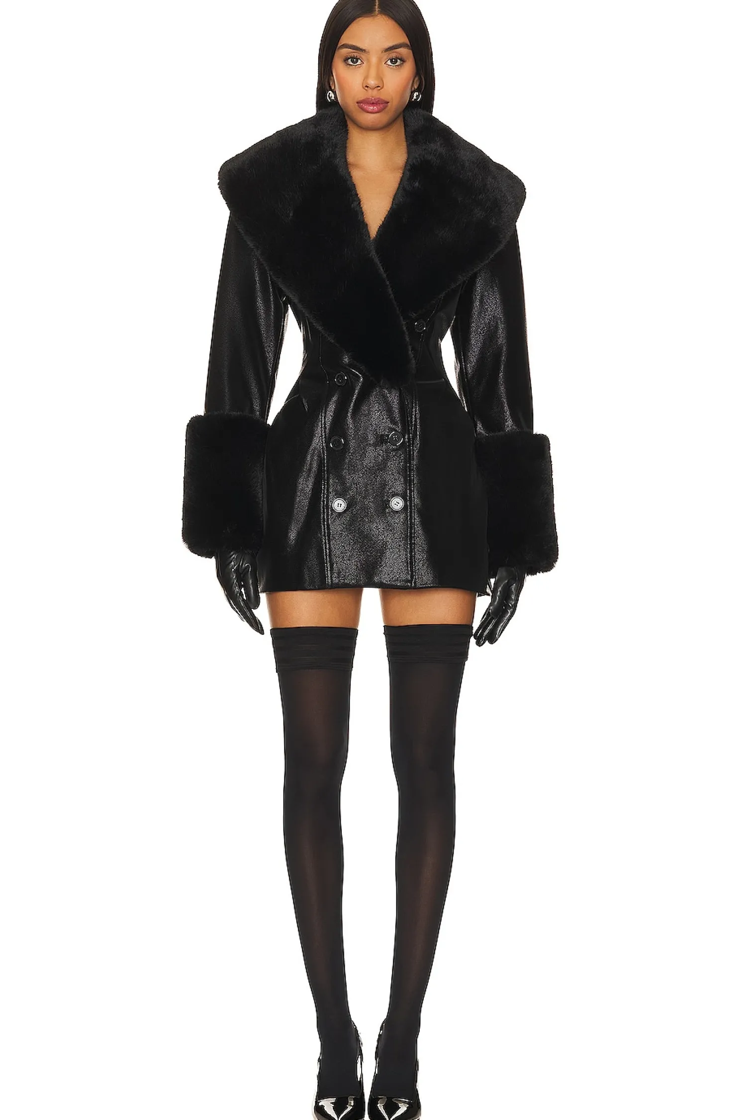 Women LOBA Jackets & Coats>Julieta Faux Leather Coat