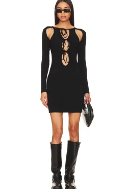 Women superdown Dresses>June Tie Front Dress
