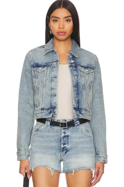 Women ALLSAINTS Jackets & Coats>Juno Denim Jacket
