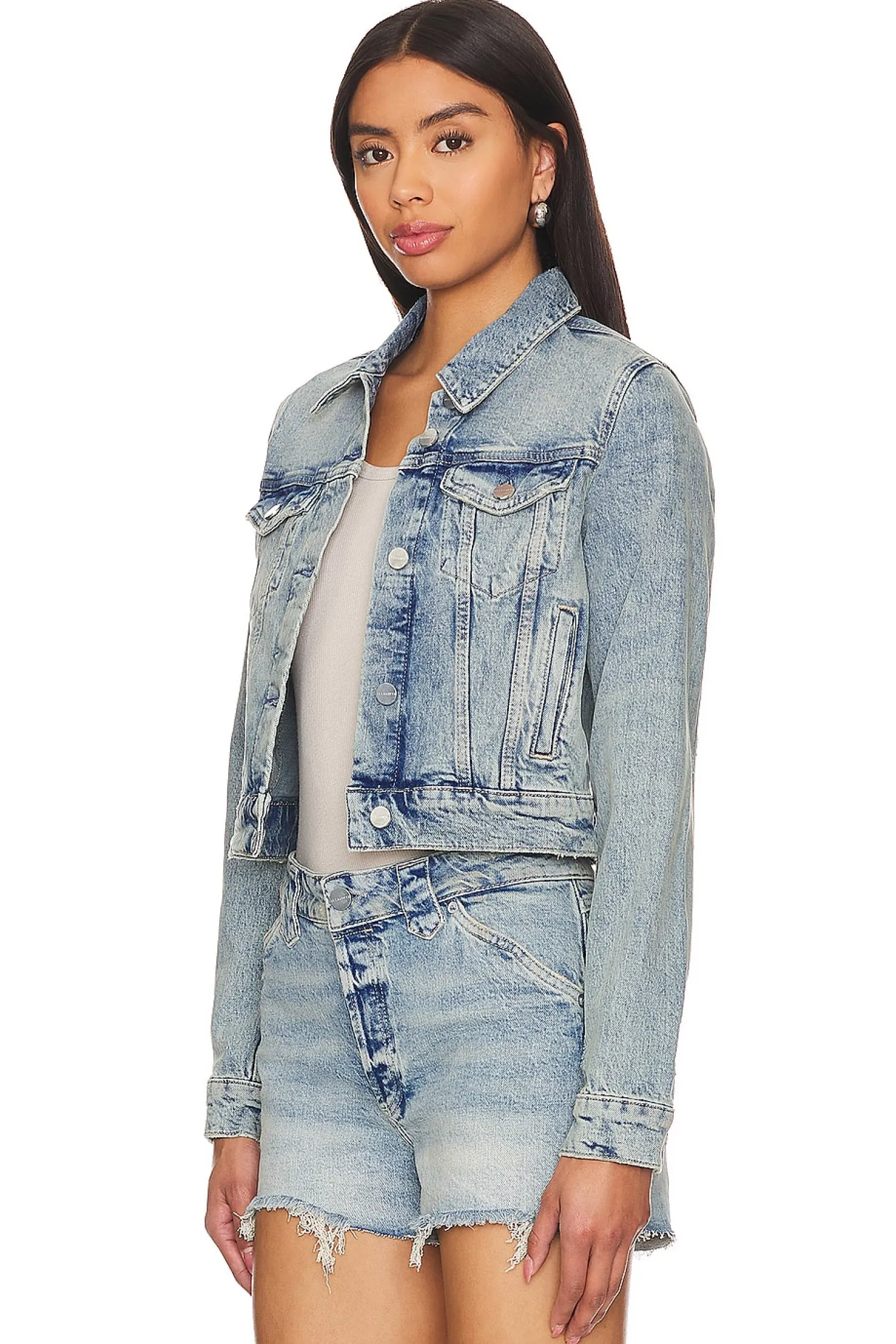 Women ALLSAINTS Jackets & Coats>Juno Denim Jacket