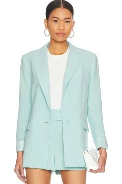 Women Alice + Olivia Jackets & Coats>Justine Roll Cuff Blazer
