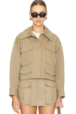 Women Shona Joy Jackets & Coats>Kai Patch Pocket Crop Jacket