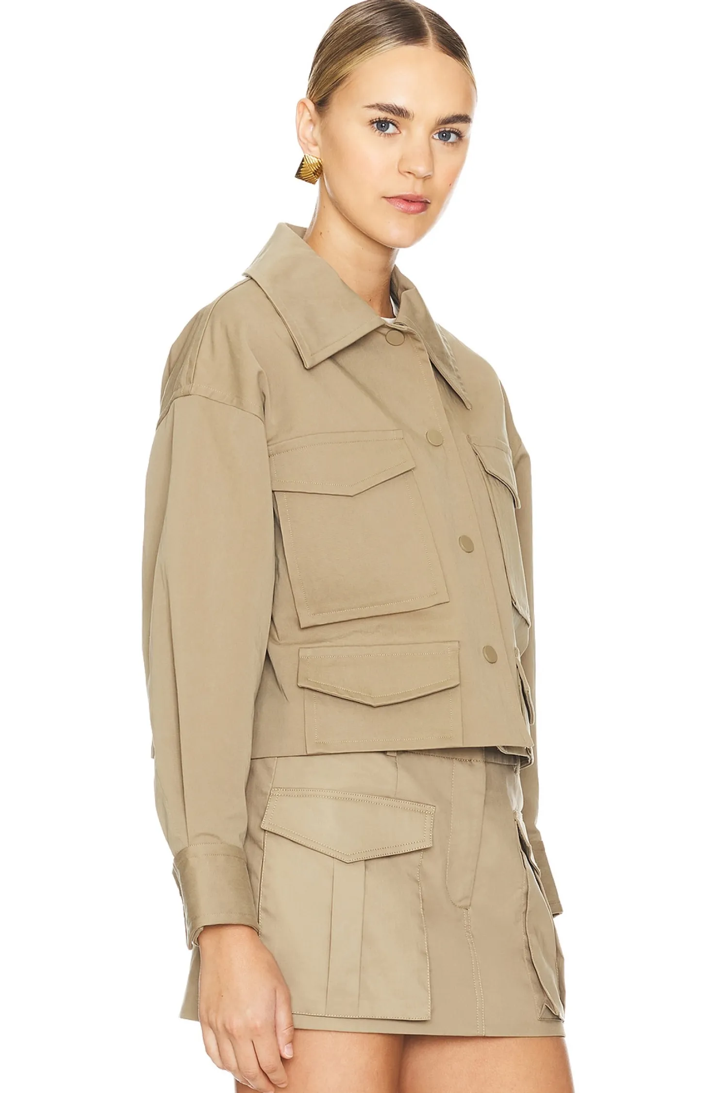 Women Shona Joy Jackets & Coats>Kai Patch Pocket Crop Jacket
