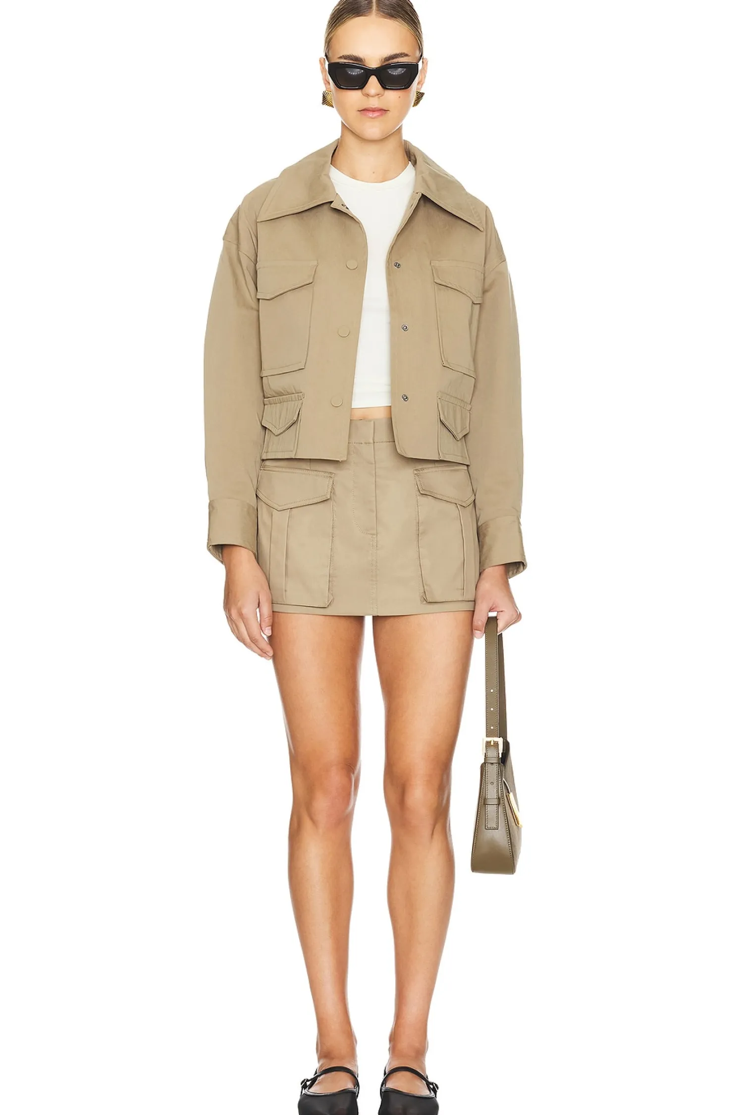 Women Shona Joy Jackets & Coats>Kai Patch Pocket Crop Jacket