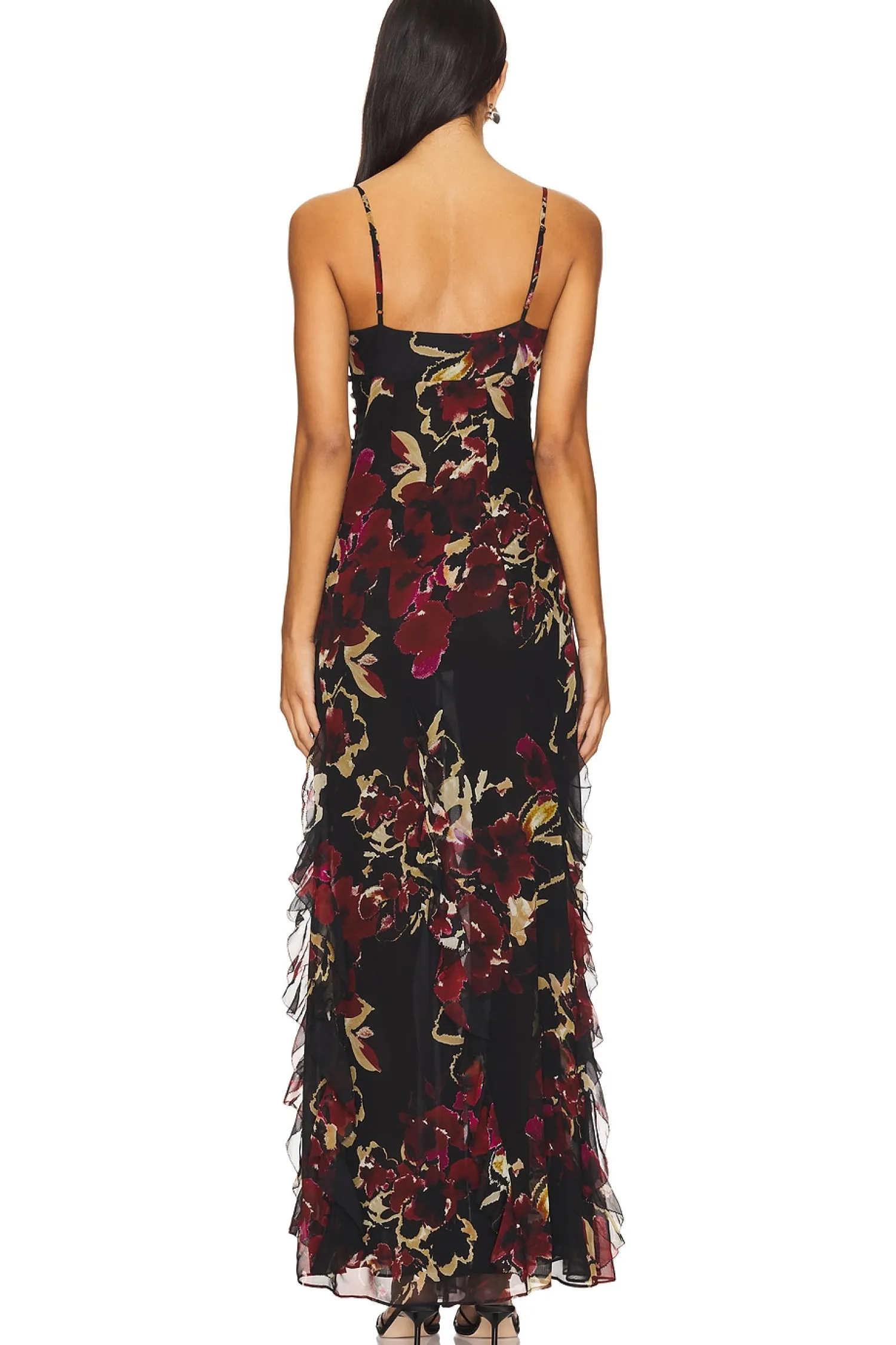 Women NICHOLAS Dresses>Kamila Ruffle Cowl Gown
