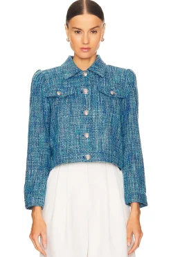 Women L'AGENCE Jackets & Coats>Kasey Bracelet Sleeve Jacket