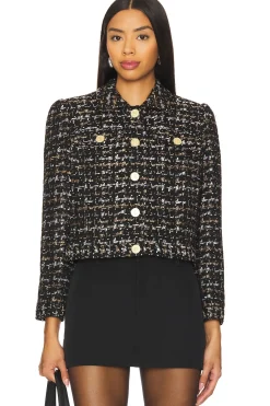 Women L'AGENCE Jackets & Coats>Kasey Bracelet Sleeve Jacket