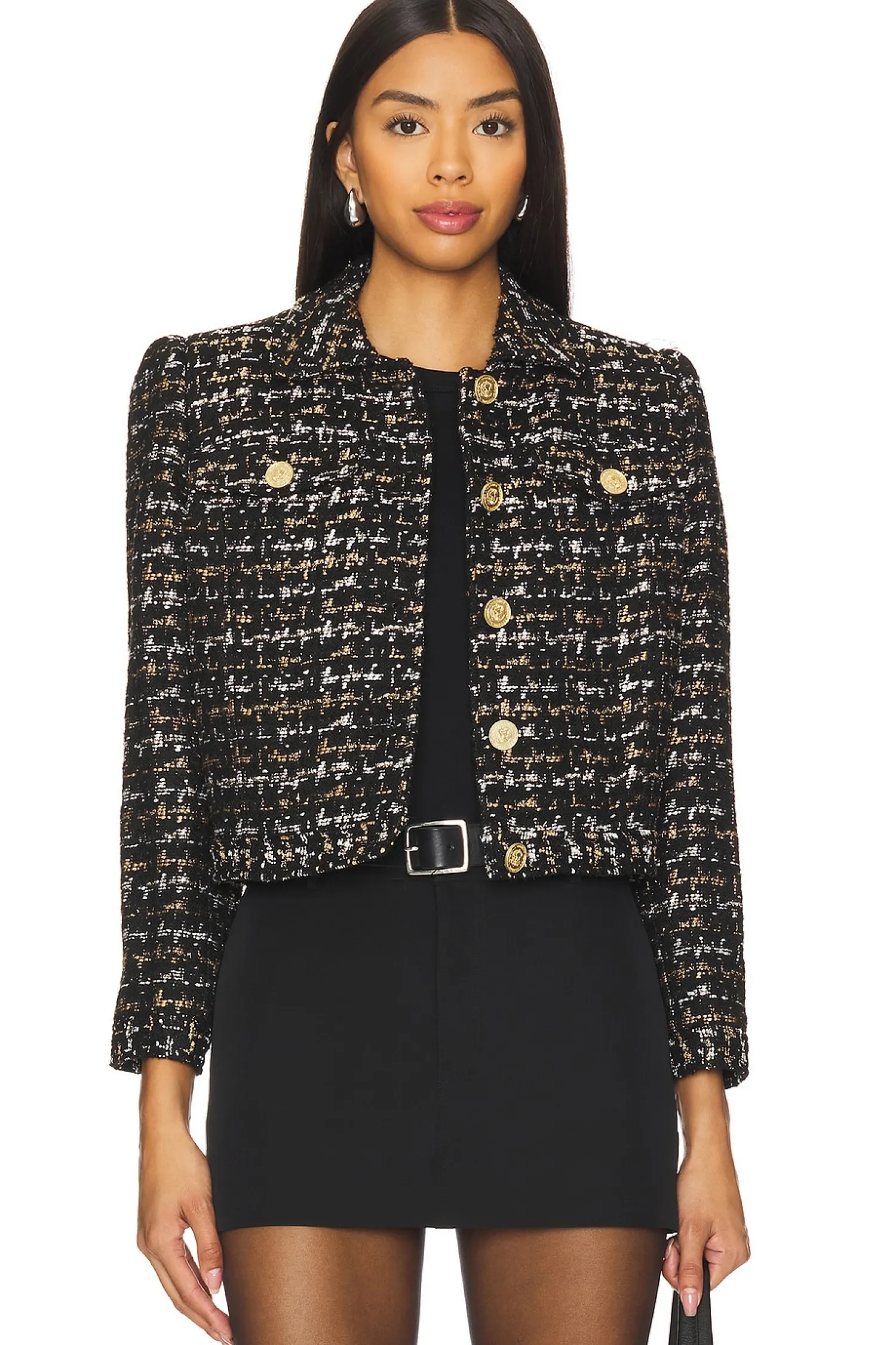 Women L'AGENCE Jackets & Coats>Kasey Bracelet Sleeve Jacket
