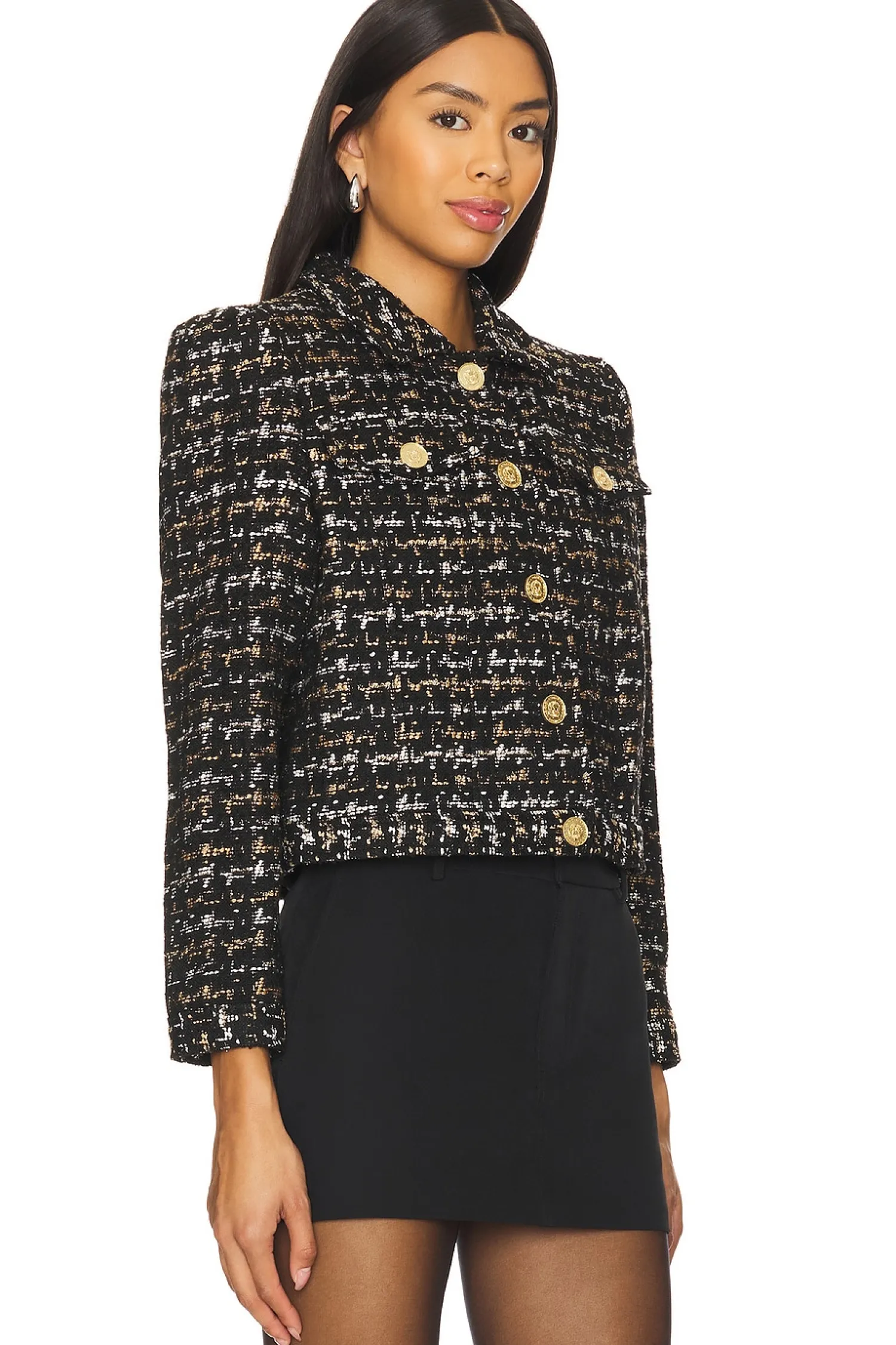Women L'AGENCE Jackets & Coats>Kasey Bracelet Sleeve Jacket
