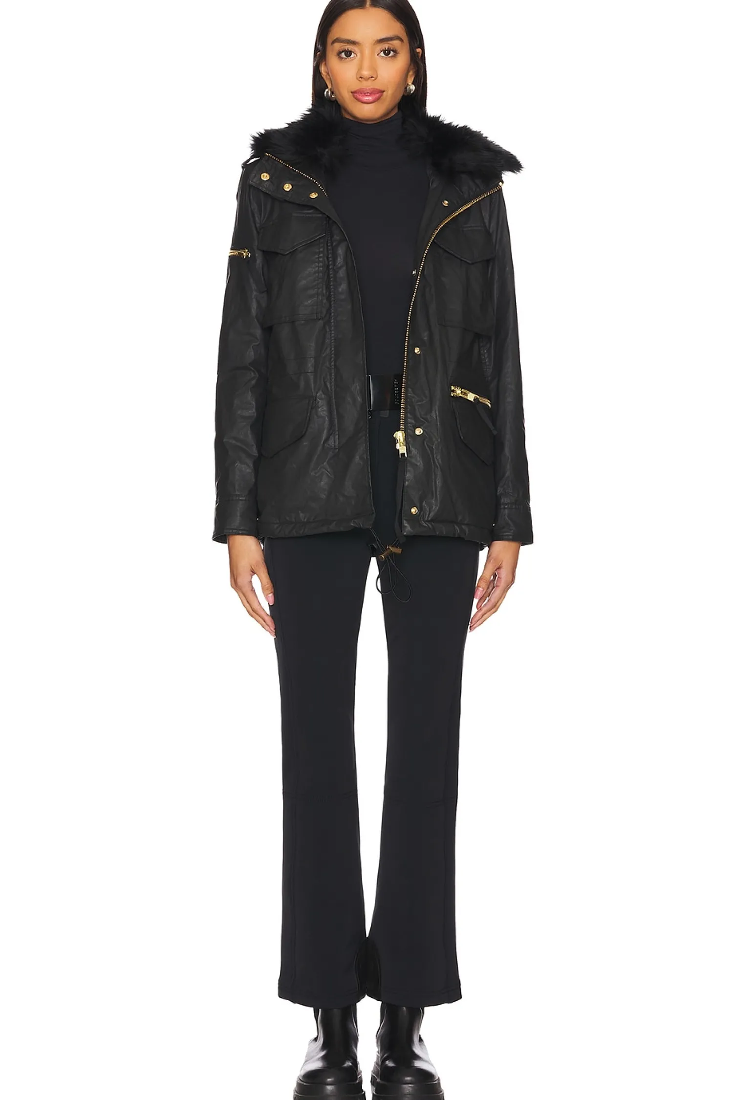Women SAM. Jackets & Coats>Kate Shearling Trimmed Parka