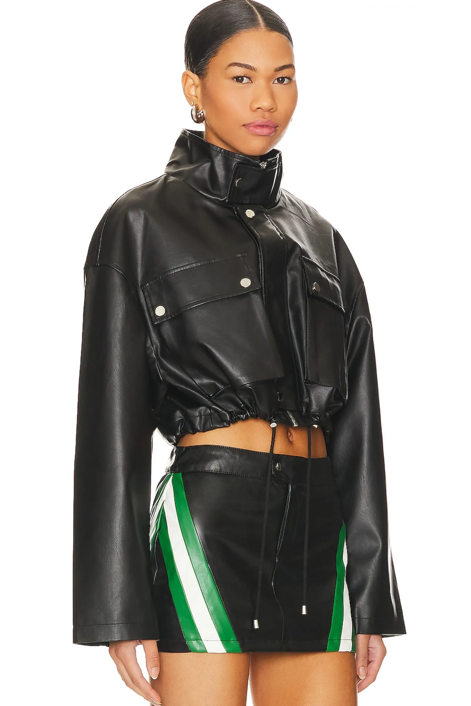 Women superdown Jackets & Coats>Katie Faux Leather Jacket