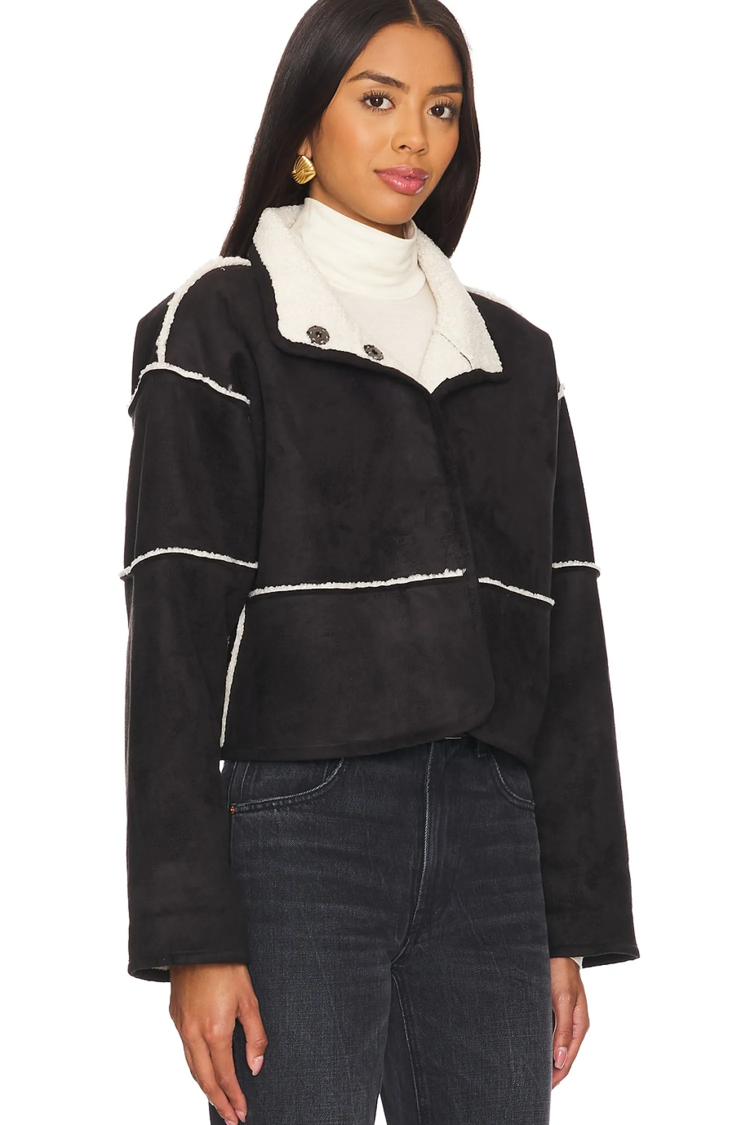 Women Velvet by Graham & Spencer Jackets & Coats>Kelly Reversible Sherpa Jacket