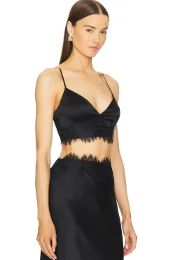 Women L'AGENCE Matching Sets>Kelvis Lace Trim Bra Top