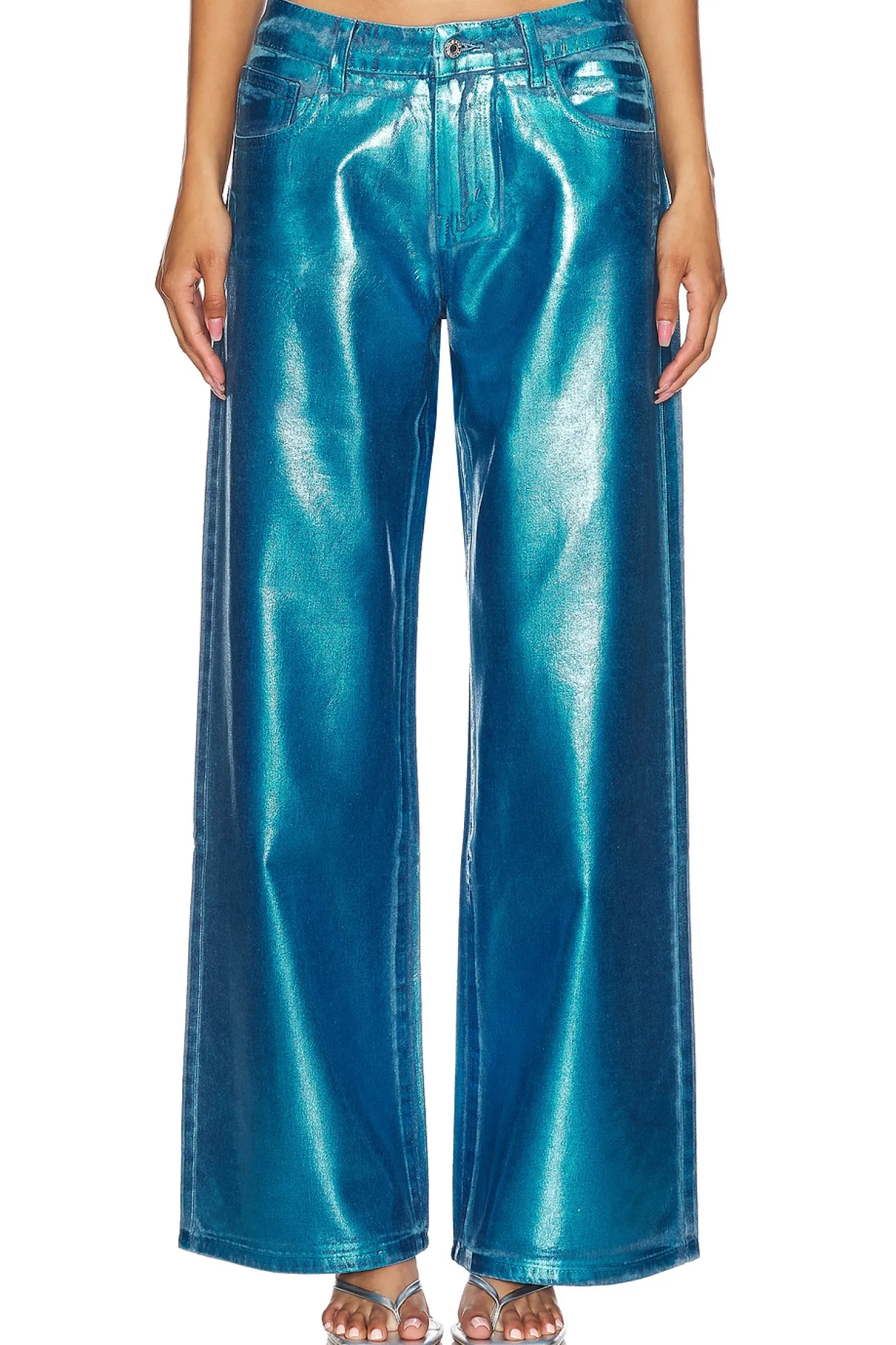 Women superdown Pants>Kiara Metallic Jean