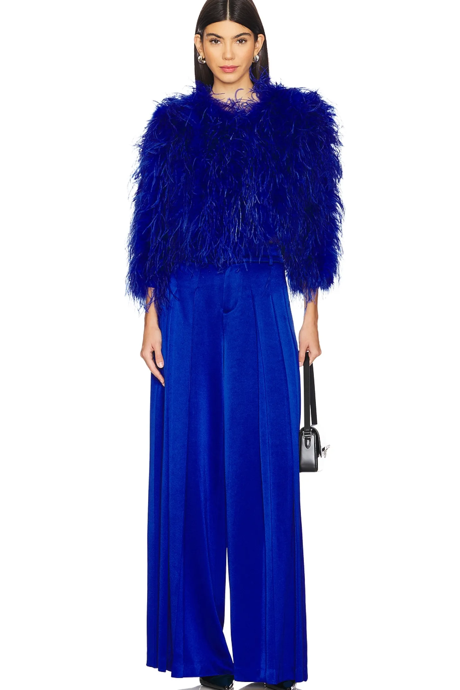 Women Alice + Olivia Jackets & Coats>Kidman Feather Jacket