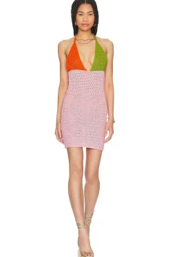 Women MORE TO COME Dresses>Kiki Crochet Mini Dress