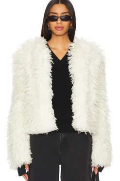 Women SAM. Jackets & Coats>Kiki Faux Fur Jacket