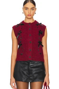 Women Damson Madder Jackets & Coats>Kimmy Knit Vest