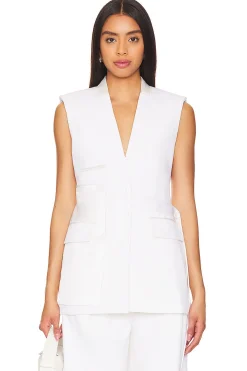 Women SIMKHAI Jackets & Coats>Kirby Reverse Tailored Vest