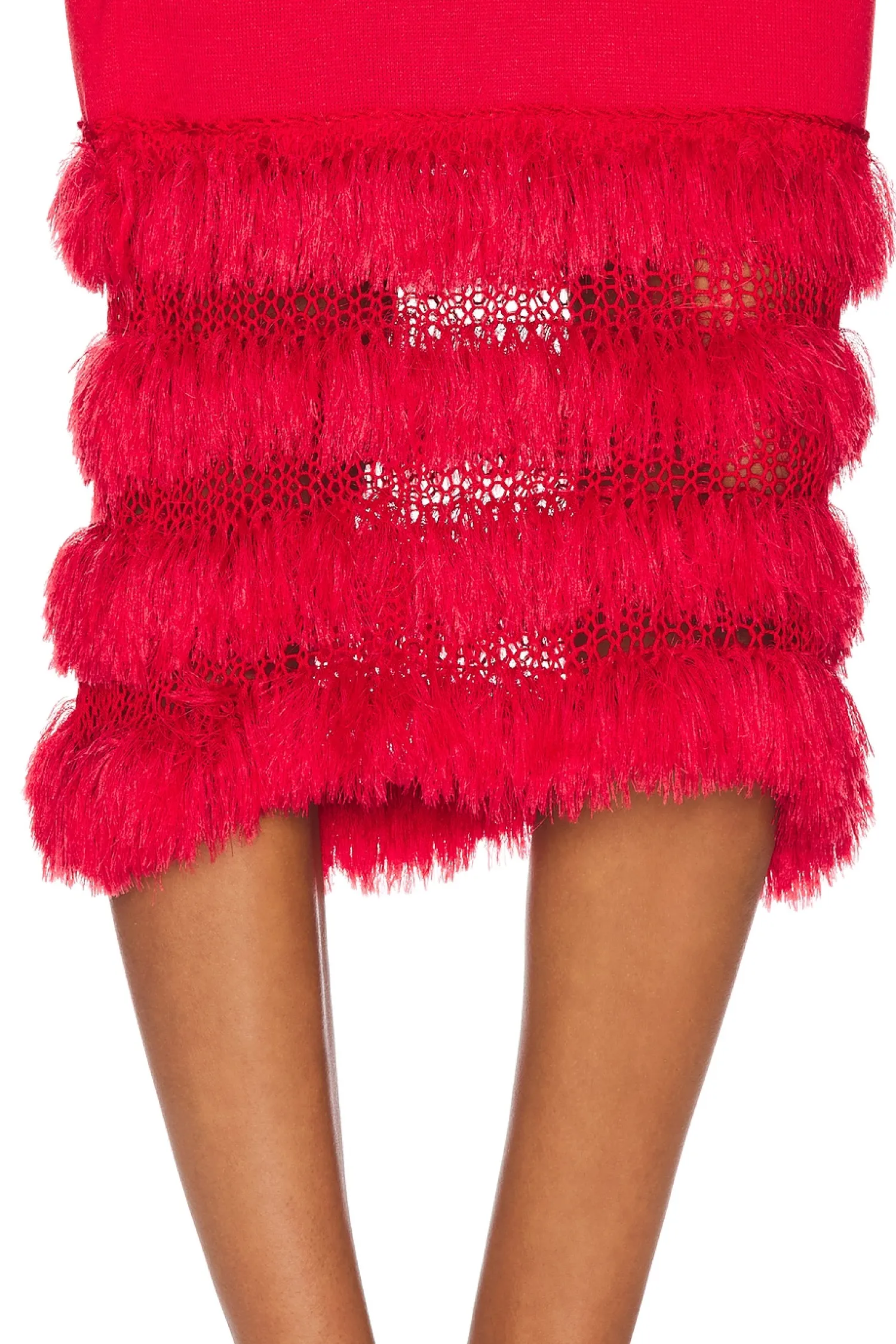 Women ANDREEVA Matching Sets>Knit Skirt With Handmade Details