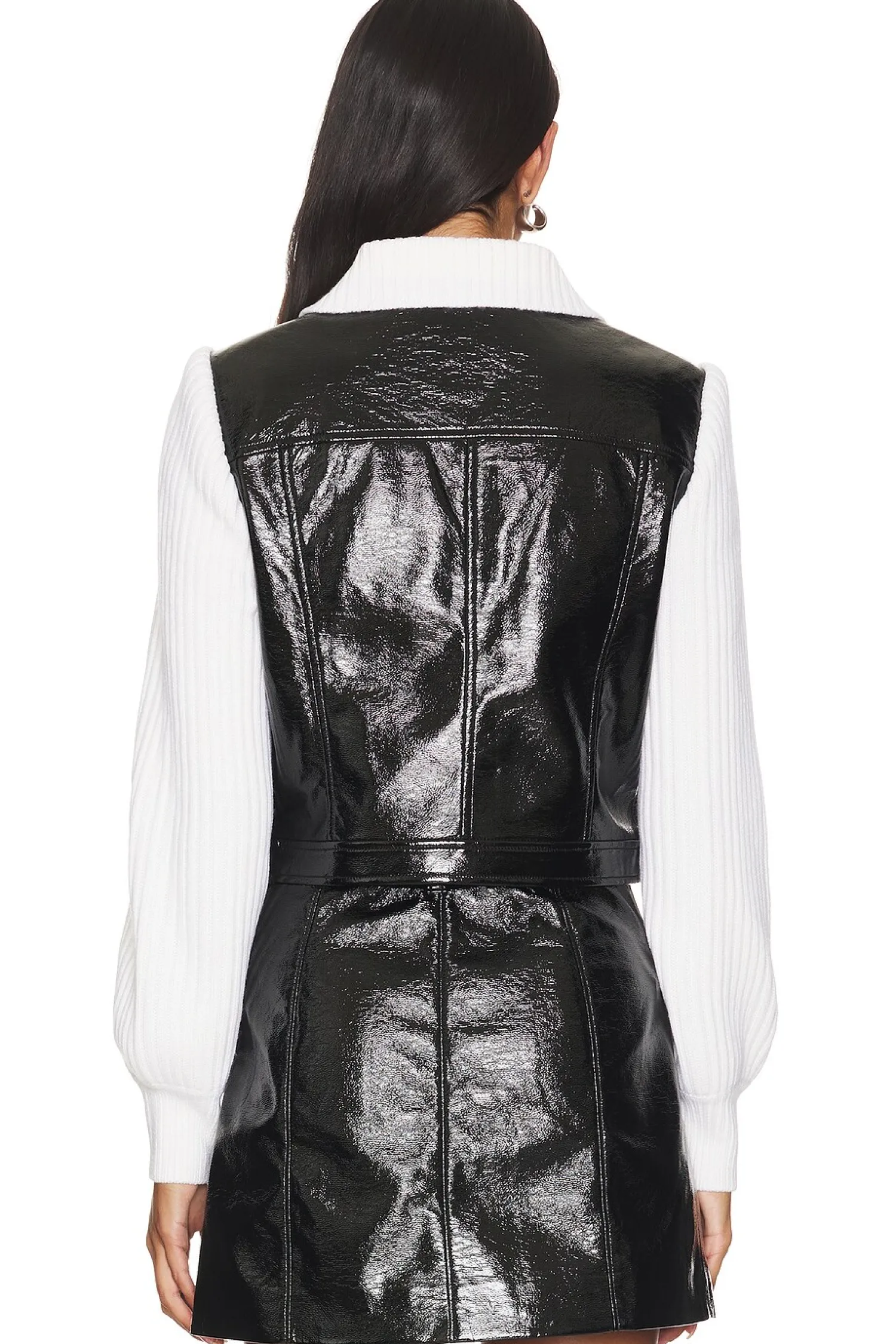 Women Cinq a Sept Jackets & Coats>Knit Sleeve Ciara Jacket