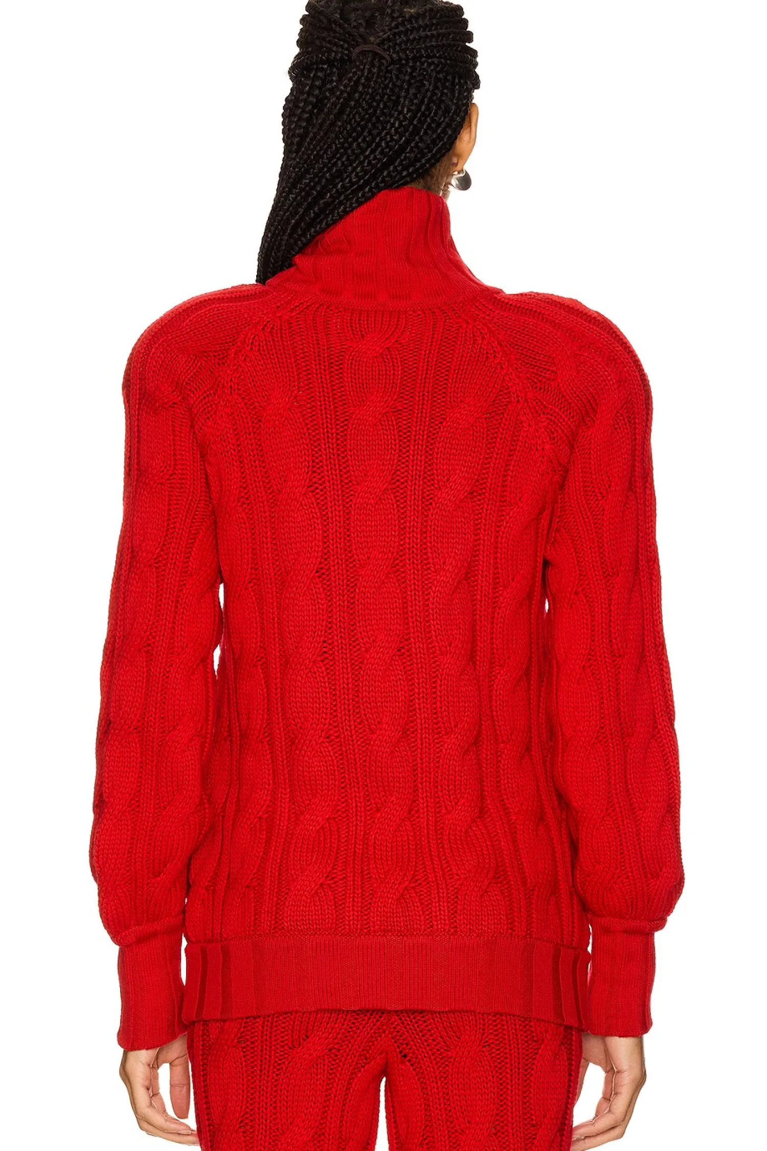 Women Rowen Rose Matching Sets>Knit Turtleneck Cardigan