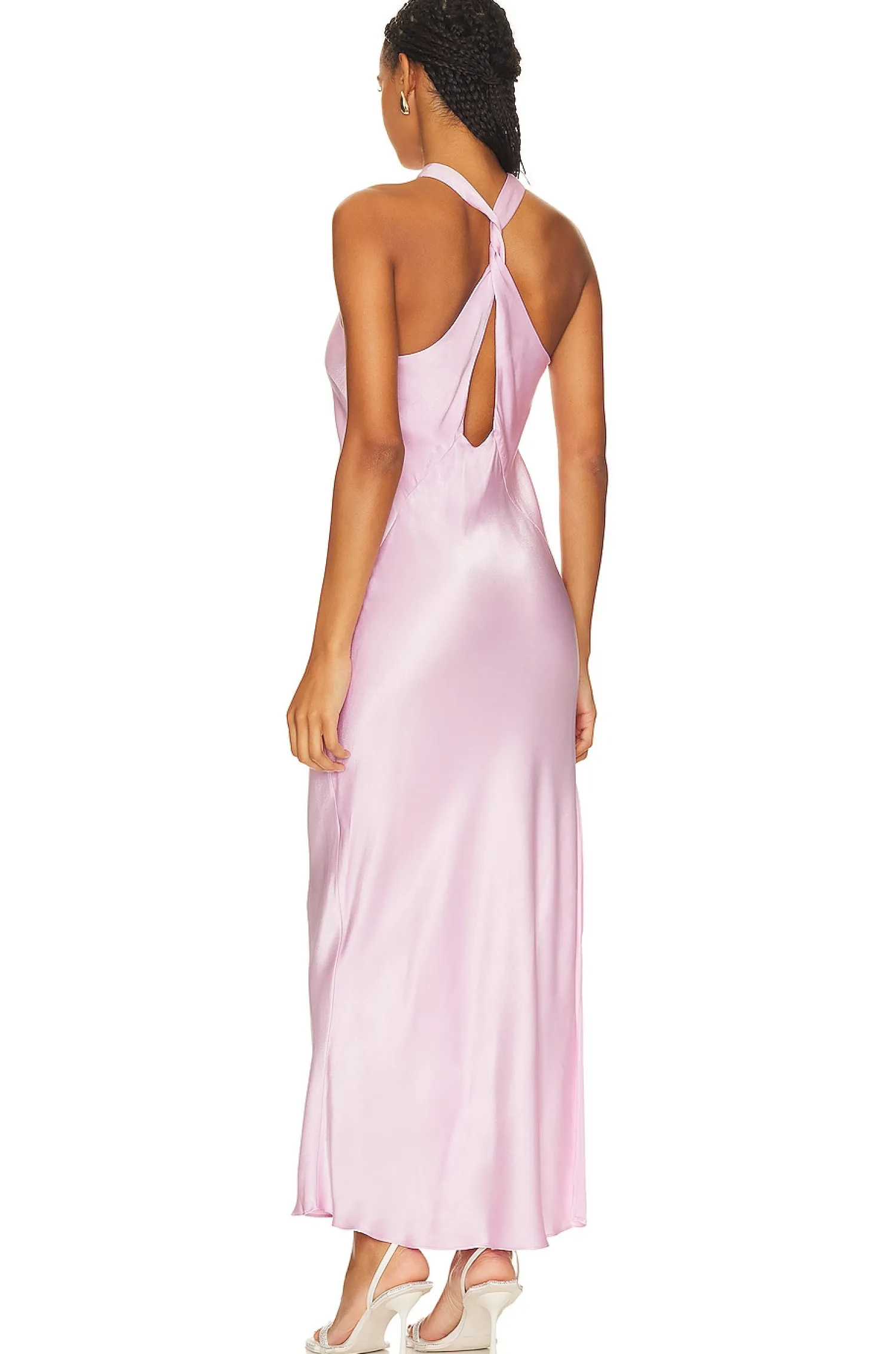 Women Shona Joy Dresses>La Lune Cross Front Keyhole Midi Dress