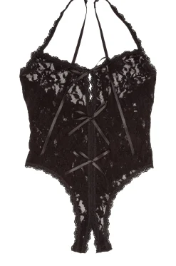 Women Hanky Panky Lingerie & Sleepwear>Lace Open Bodysuit