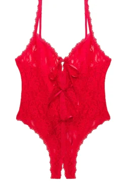 Women Hanky Panky Lingerie & Sleepwear>Lace Open Bodysuit