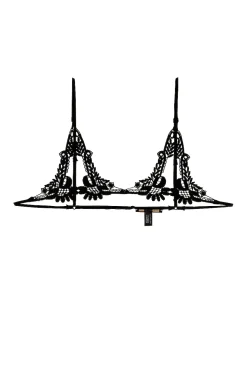 Women Kiki de Montparnasse Lingerie & Sleepwear>Lace Ouvert Bra in