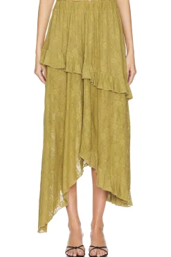 Women WeWoreWhat Matching Sets>Lace Ruffle Skirt