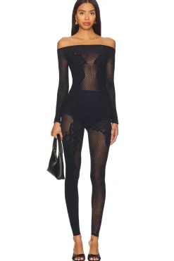 Women Wolford Jumpsuits>Lace Tattoo Jumpsuit
